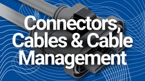 eMobility: Grey HV connector on blue background eMobility: Grey HV connector on blue background