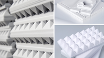 Components from room acoustics expert Bosig made from Basotect® EcoBalanced. 