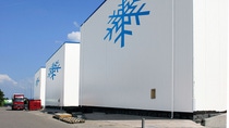 Large-scale cold storage facilities provide temperature-controlled environments for storing and distributing perishable goods.