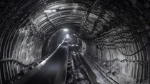 Picture of a Mine Shaft, Coal Conveyor Belt