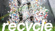 Visual of Recycle from #OurPlasticsJourney showing a recycling process