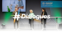 Header Image for BASF Expert Dialogues for K2025 showing Martin Jung on Stage Header Image for BASF Expert Dialogues for K2025 showing Martin Jung on Stage
