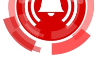 alarm red glossy web icon alarm red glossy web icon