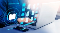 Businessman look up documents and sort items for efficiency.,Systematic search document information concept. Businessman look up documents and sort items for efficiency.,Systematic search document information concept.