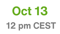 Oct. 13, 12pm Oct. 13, 12pm