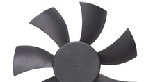 Fan blades on a light background Fan blades on a light background