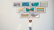 3d rendering of an empty wall