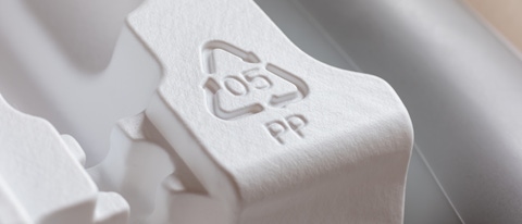 Recycling symbol polypropylene material resin code 05 PP considered one of the safer plastics Recycling symbol polypropylene material resin code 05 PP considered one of the safer plastics