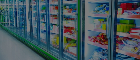 Various products in a supermarket