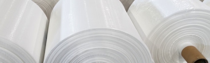 Polypropylene rolls for packaging. Best used for promoting chemical products and recycled products.; Shutterstock ID 1368725375; purchase_order: 20220705; job: Präsentation; client: BASF SE, EV/K, Katharina Sinsch; other: BASF SE, GBH/IM, Matthias Baque