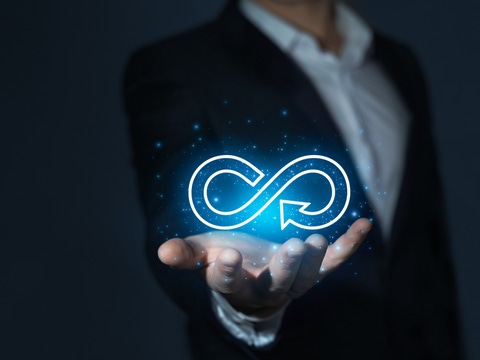 Sustainable strategy to eliminate waste and pollution in modern environment. Circular economy symbol. Renewable material resources.Futuristic Circular economy concept Sustainable strategy to eliminate waste and pollution in modern environment. Circular economy symbol. Renewable material resources.Futuristic Circular economy concept