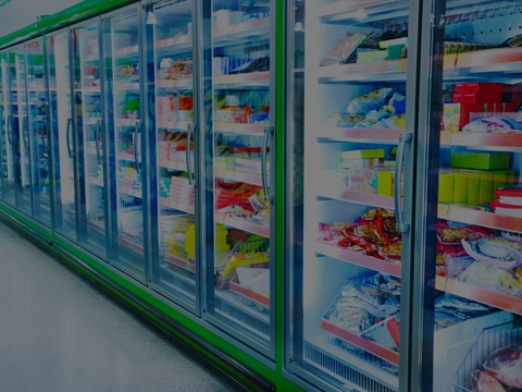 Various products in a supermarket