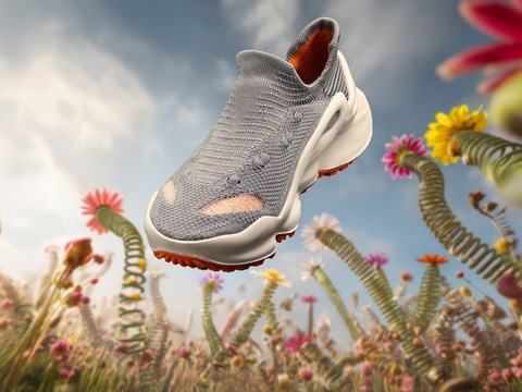 A shoe with spring vibes of Elastopan®  SpringPURe – created by Desma and BASF.

Photo Elastopan®SpringPURe 