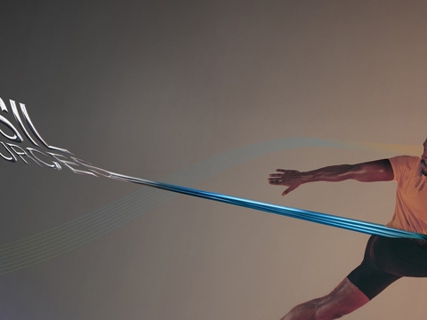 The image consists of four sections, from left to right: our slogan "Make, Use, Recycle" on a poster,  then  Florian Schulz, Manager for TPU in Europe, in conversation at a trade show., followed by plastic trash and Elastollan® RC