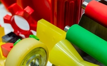 Engineering plastics. Plastic material used in manufacturing industry. Global engineering plastic market concept. Polyurethane and abs plastic parts materials. Plastic injection machine products. 