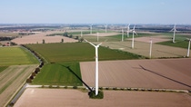 Field with Novaflex BladeUp on a 1.3 MW turbine at Ilsede in Lower Saxony, Germany